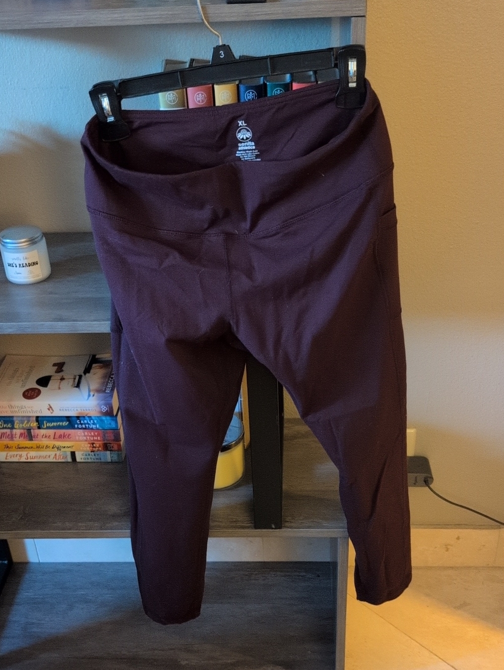 Senita Athletics Plum Capri Leggings